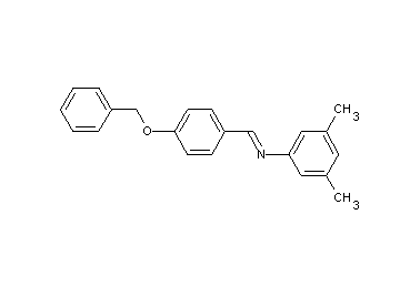 N-[4-(benzyloxy)benzylidene]-3,5-dimethylaniline