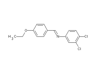 (3,4-dichlorophenyl)(4-ethoxybenzylidene)amine