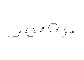 N-{4-[(4-ethoxybenzylidene)amino]phenyl}acetamide