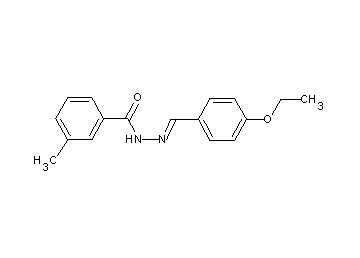 N'-(4-ethoxybenzylidene)-3-methylbenzohydrazide