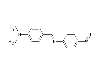 4-{[4-(dimethylamino)benzylidene]amino}benzonitrile