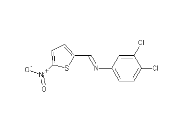 (3,4-dichlorophenyl)[(5-nitro-2-thienyl)methylene]amine