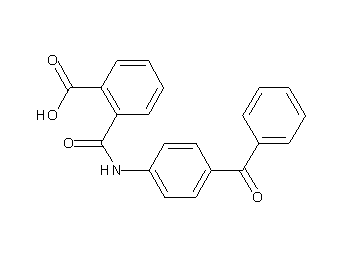 2-{[(4-benzoylphenyl)amino]carbonyl}benzoic acid
