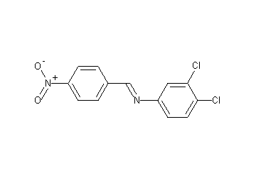 (3,4-dichlorophenyl)(4-nitrobenzylidene)amine