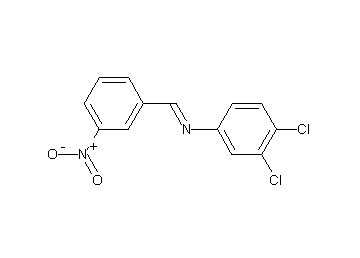 (3,4-dichlorophenyl)(3-nitrobenzylidene)amine