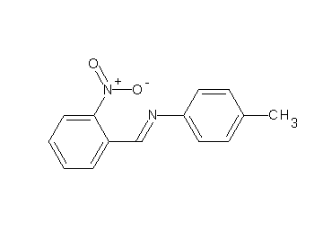 (4-methylphenyl)(2-nitrobenzylidene)amine (4-methylphenyl)(2-nitrobenzylidene)amine