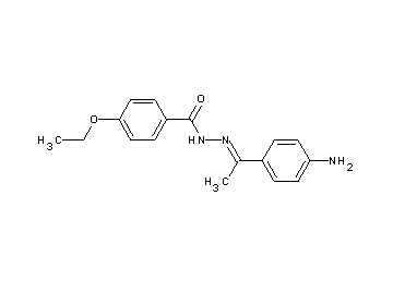 N'-[1-(4-aminophenyl)ethylidene]-4-ethoxybenzohydrazide