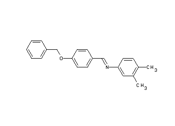 N-[4-(benzyloxy)benzylidene]-3,4-dimethylaniline - Click Image to Close