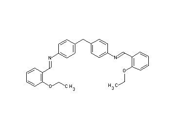 (2-ethoxybenzylidene)(4-{4-[(2-ethoxybenzylidene)amino]benzyl}phenyl)amine