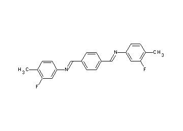 N,N'-[1,4-phenylenedi(methylylidene)]bis(3-fluoro-4-methylaniline)