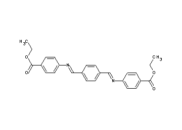 diethyl 4,4'-[1,4-phenylenebis(methylylidenenitrilo)]dibenzoate
