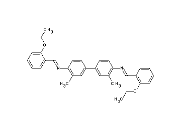 N,N'-bis(2-ethoxybenzylidene)-3,3'-dimethyl-4,4'-biphenyldiamine - Click Image to Close