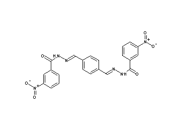 N',N''-[1,4-phenylenedi(methylylidene)]bis(3-nitrobenzohydrazide)