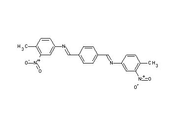 N,N'-[1,4-phenylenedi(methylylidene)]bis(4-methyl-3-nitroaniline)