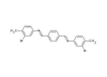 N,N'-[1,4-phenylenedi(methylylidene)]bis(3-bromo-4-methylaniline)