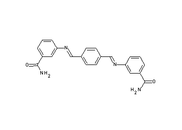 3,3'-[1,4-phenylenebis(methylylidenenitrilo)]dibenzamide