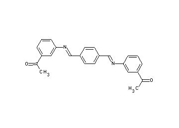 1,1'-[1,4-phenylenebis(methylylidenenitrilo-3,1-phenylene)]diethanone