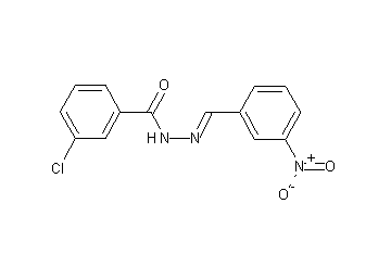 3-chloro-N'-(3-nitrobenzylidene)benzohydrazide