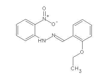 1-(2-ethoxybenzylidene)-2-(2-nitrophenyl)hydrazine