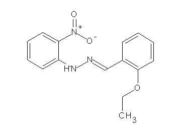 1-(2-ethoxybenzylidene)-2-(2-nitrophenyl)hydrazine 1-(2-ethoxybenzylidene)-2-(2-nitrophenyl)hydrazine