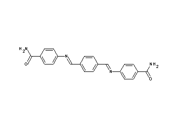 4,4'-[1,4-phenylenebis(methylylidenenitrilo)]dibenzamide