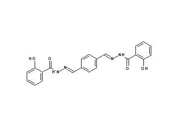 N',N''-[1,4-phenylenedi(methylylidene)]bis(2-hydroxybenzohydrazide)