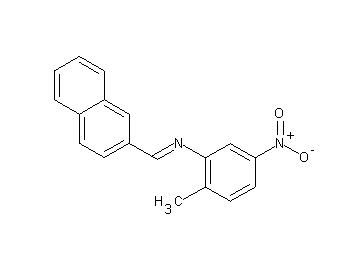(2-methyl-5-nitrophenyl)(2-naphthylmethylene)amine