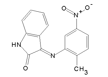 3-[(2-methyl-5-nitrophenyl)imino]-1,3-dihydro-2H-indol-2-one
