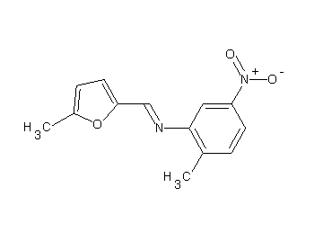 2-methyl-N-[(5-methyl-2-furyl)methylene]-5-nitroaniline