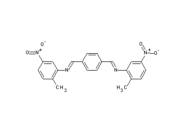 N,N'-[1,4-phenylenedi(methylylidene)]bis(2-methyl-5-nitroaniline)