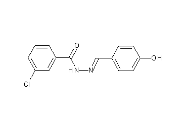 3-chloro-N'-(4-hydroxybenzylidene)benzohydrazide