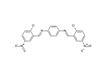N,N'-bis(2-chloro-5-nitrobenzylidene)-1,4-benzenediamine