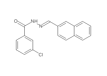 3-chloro-N'-(2-naphthylmethylene)benzohydrazide - Click Image to Close