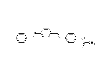 N-(4-{[4-(benzyloxy)benzylidene]amino}phenyl)acetamide