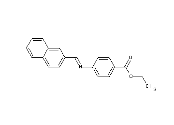 ethyl 4-[(2-naphthylmethylene)amino]benzoate