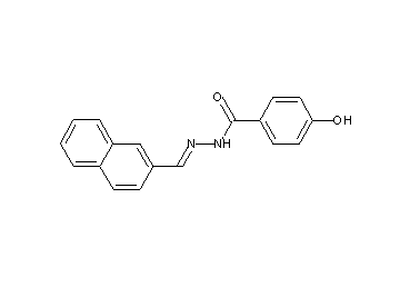4-hydroxy-N'-(2-naphthylmethylene)benzohydrazide