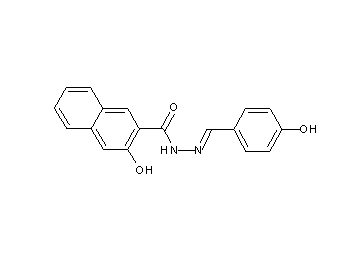 3-hydroxy-N'-(4-hydroxybenzylidene)-2-naphthohydrazide