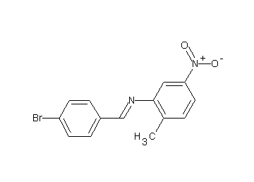 N-(4-bromobenzylidene)-2-methyl-5-nitroaniline
