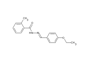N'-(4-ethoxybenzylidene)-2-methylbenzohydrazide