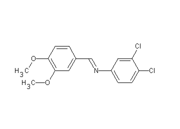 (3,4-dichlorophenyl)(3,4-dimethoxybenzylidene)amine