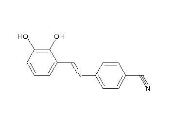 4-[(2,3-dihydroxybenzylidene)amino]benzonitrile