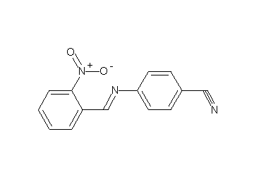 4-[(2-nitrobenzylidene)amino]benzonitrile