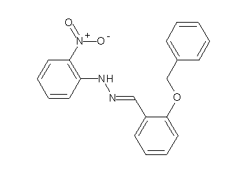 1-[2-(benzyloxy)benzylidene]-2-(2-nitrophenyl)hydrazine