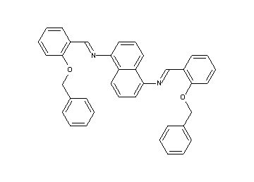N,N'-bis[2-(benzyloxy)benzylidene]-1,5-naphthalenediamine