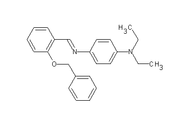 N'-[2-(benzyloxy)benzylidene]-N,N-diethyl-1,4-benzenediamine