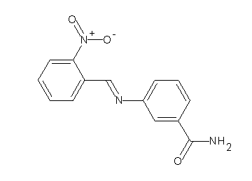 3-[(2-nitrobenzylidene)amino]benzamide