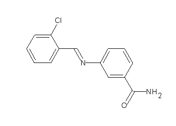 3-[(2-chlorobenzylidene)amino]benzamide