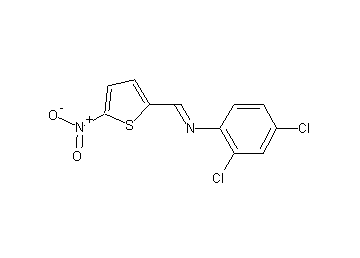 (2,4-dichlorophenyl)[(5-nitro-2-thienyl)methylene]amine