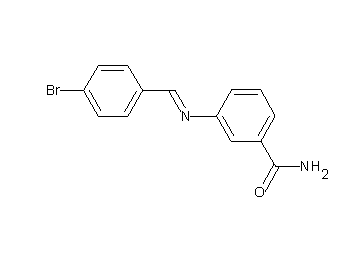 3-[(4-bromobenzylidene)amino]benzamide - Click Image to Close