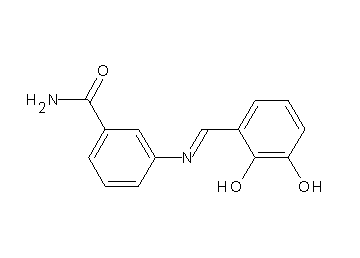 3-[(2,3-dihydroxybenzylidene)amino]benzamide